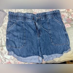 Maurices Dark Blue Jean Shorts